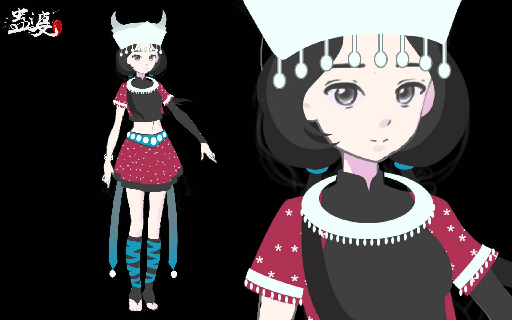 蛊婆独立游戏开发vlog003期女主角古久寻人设介绍勇敢