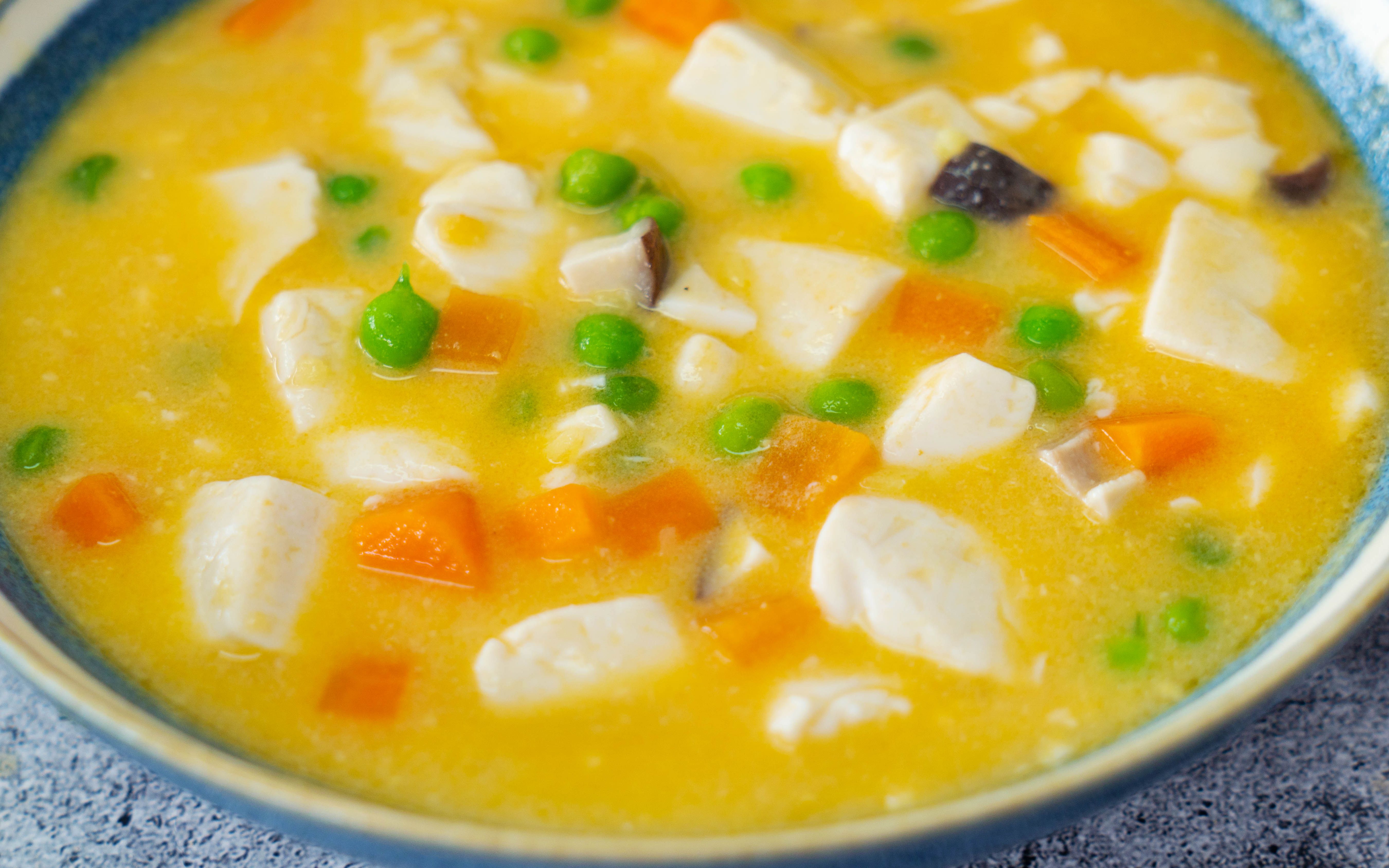 月光请进!3块钱搞定蟹黄豆腐,比蒸蛋还嫩滑