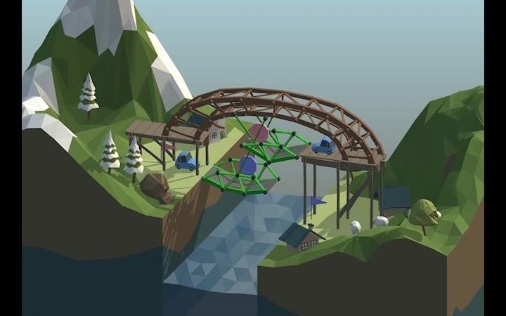 造桥模拟器1-11 - 2-5_哔哩哔哩bilibili_造桥