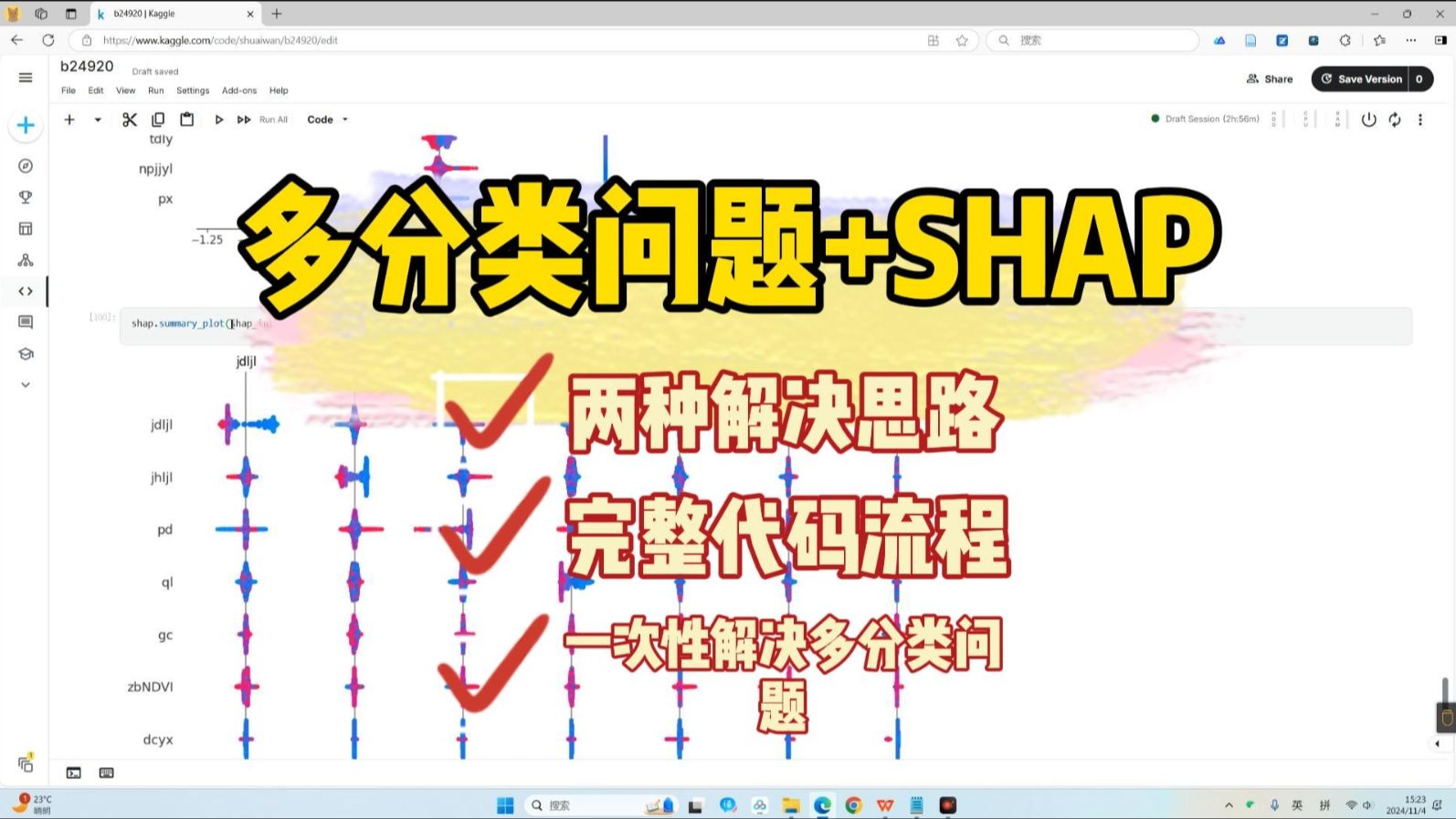 SHAP如何应用多分类问题?一个视频帮你彻底搞定哔哩哔哩bilibili