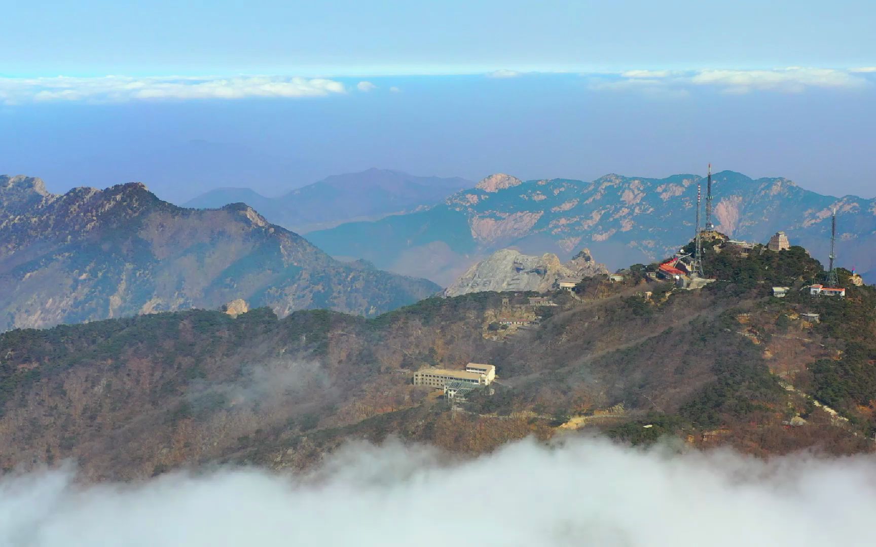 [图]第137篇 你从没见过的蒙山云海#平邑 #航拍 #抖爱蒙山