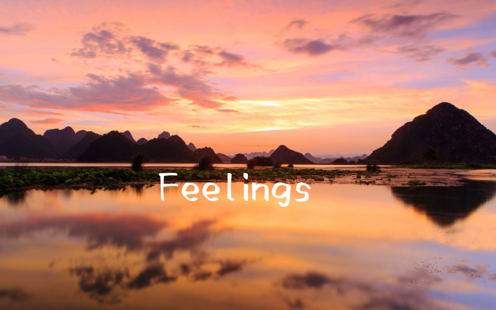 [图]《Feelings》你是怎样的心情听这首歌，就是怎样的feeling