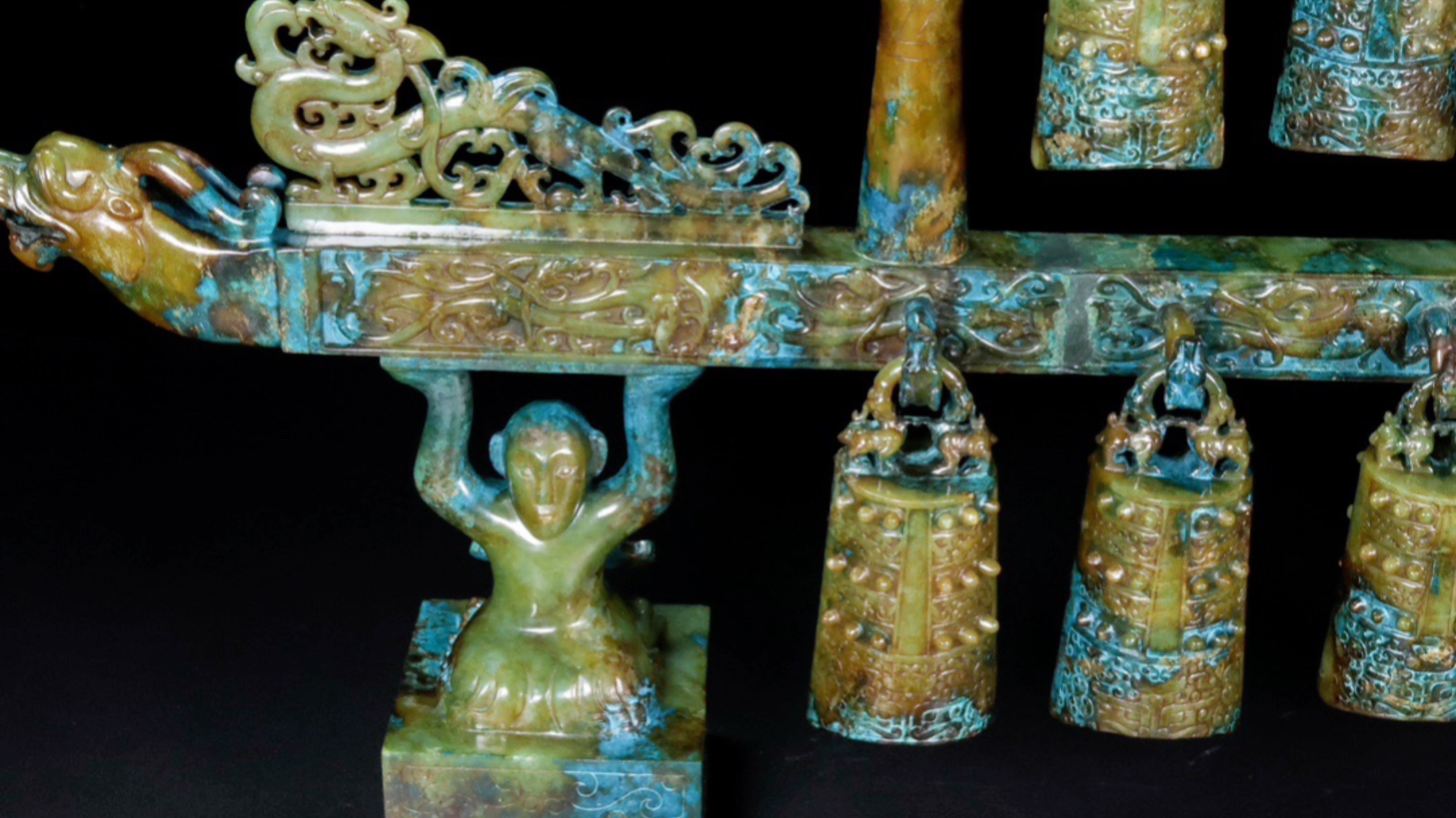 古玉老玉和田玉 礼器编钟一套