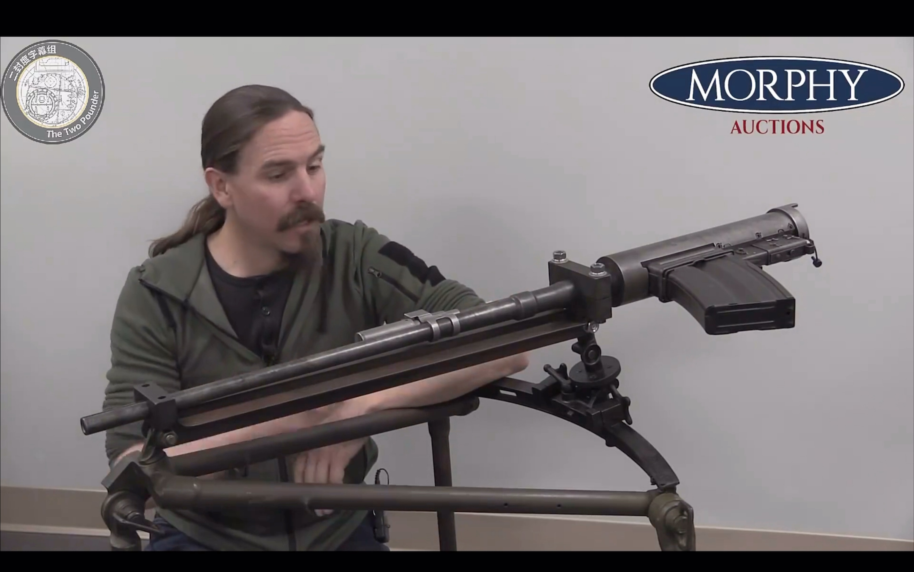 搬运【被遗忘的武器】m8c-106无后坐力炮的.50口径半自动弹道枪