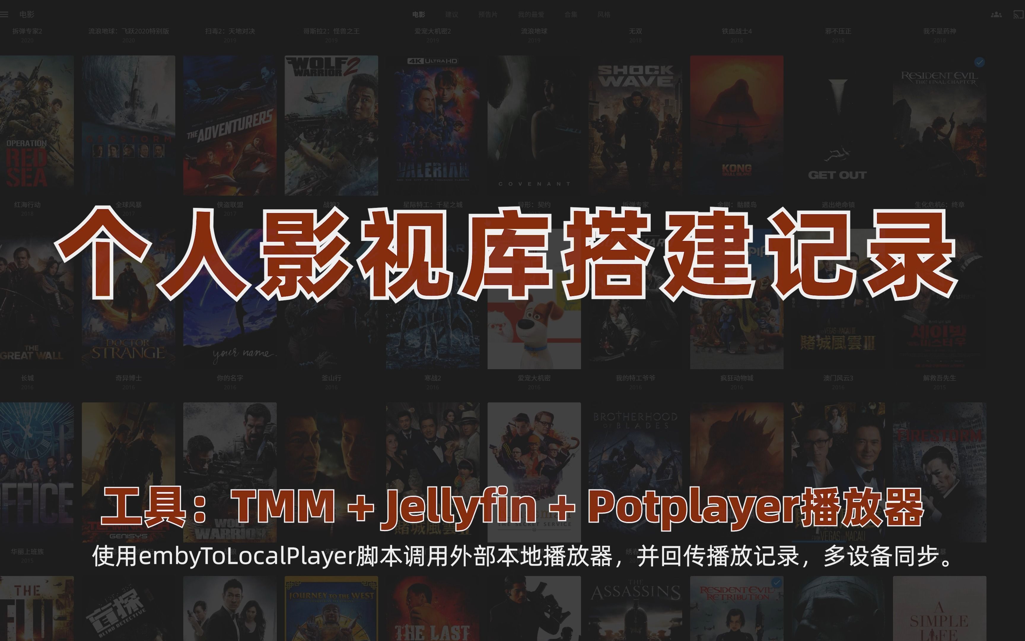 宅男快乐屋的第一步!记录TMM+Jellyfin搭建影视库的过程.哔哩哔哩bilibili