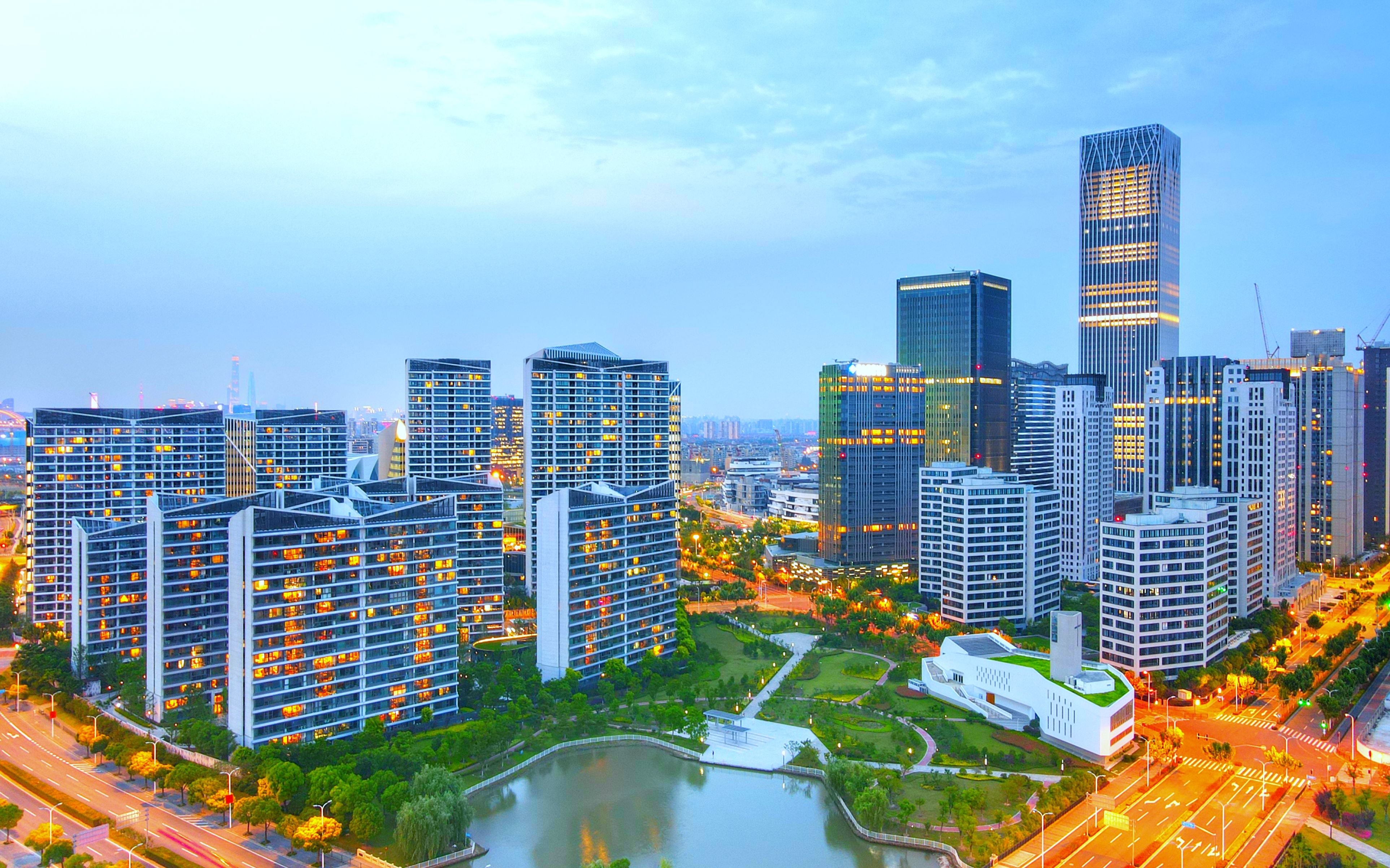 这是上海djmavicair2浦东新区前滩中心