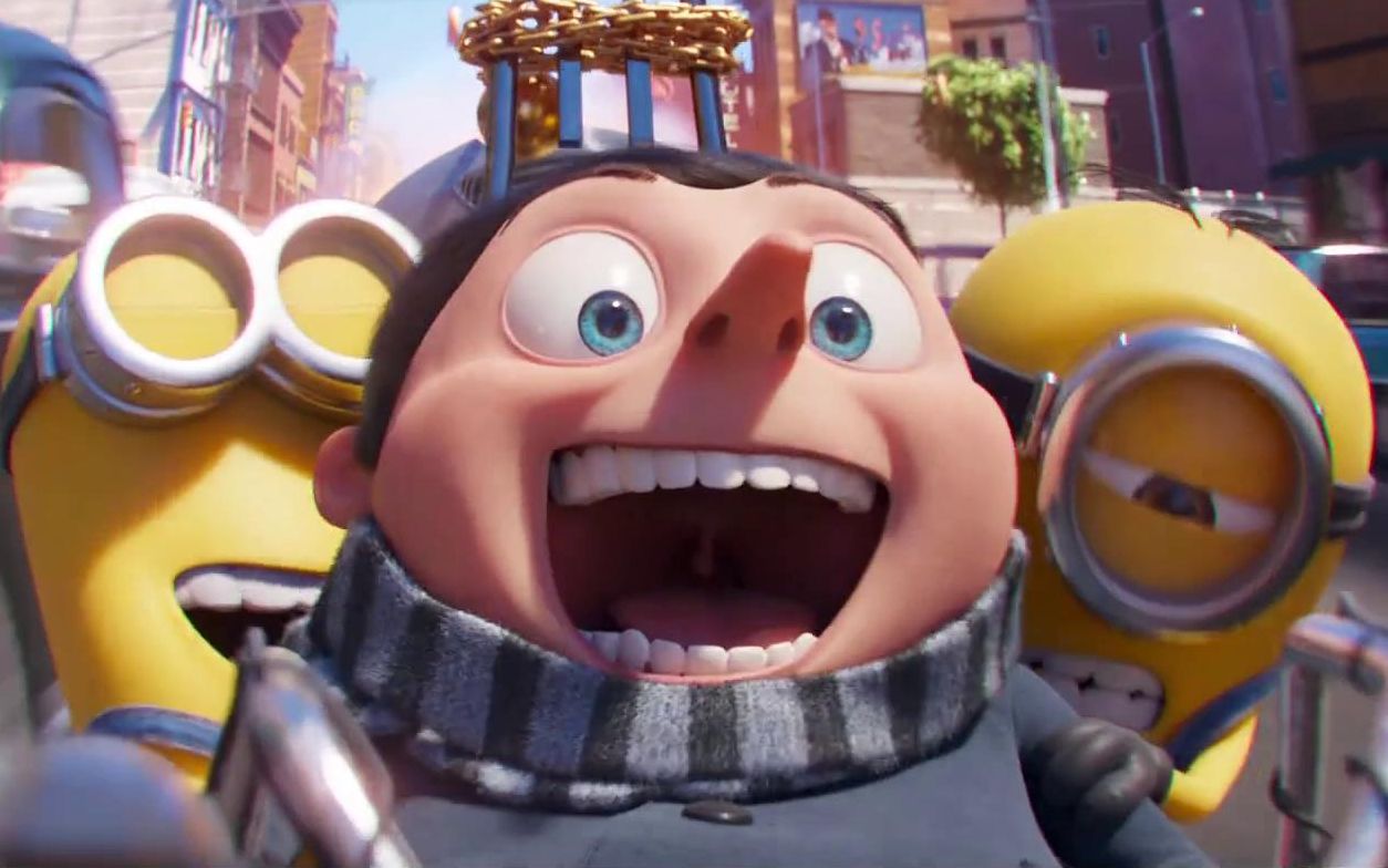 童年格鲁登场,《小黄人大眼萌2:神偷奶爸前传》超级碗先导预告(中字)