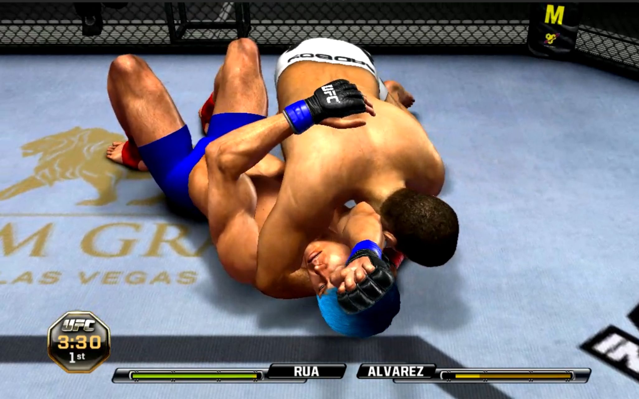 ufc2010 帅气穿护踝的连胜冠军经过新一轮连胜进行复仇战无奈再次被