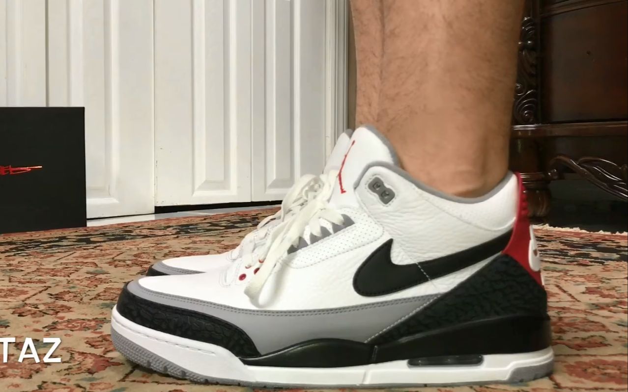 air jordan 3 tinker nrg aj3手稿白水泥超级碗乔3钩子aq3835-160