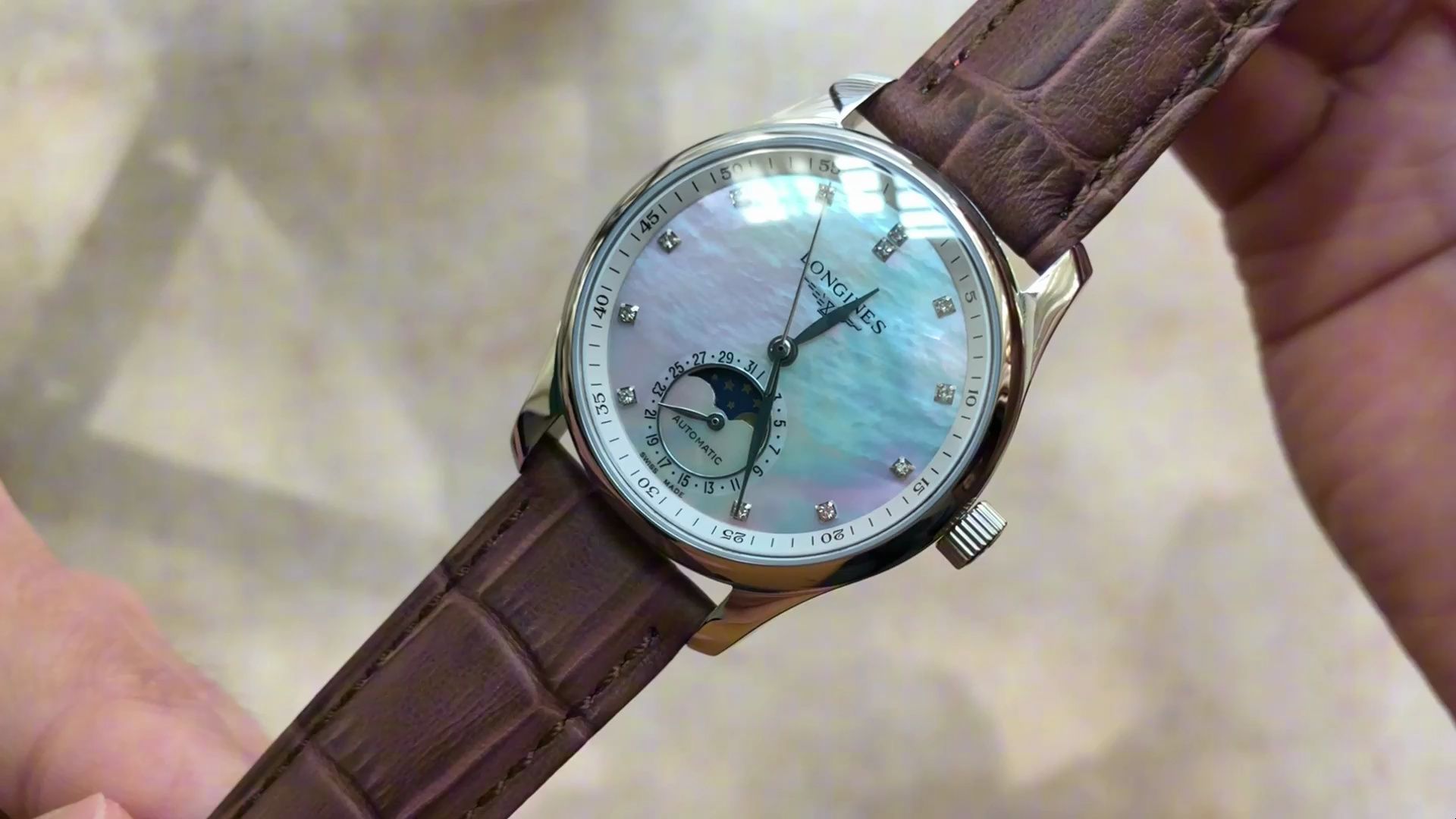 v9浪琴制表传统系列名匠月相l2.409.4.87.