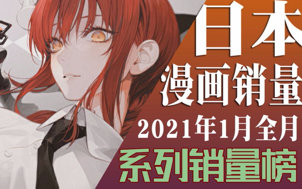 【排行榜】2021年1月漫画销量排行榜(TOP20)哔哩哔哩bilibili