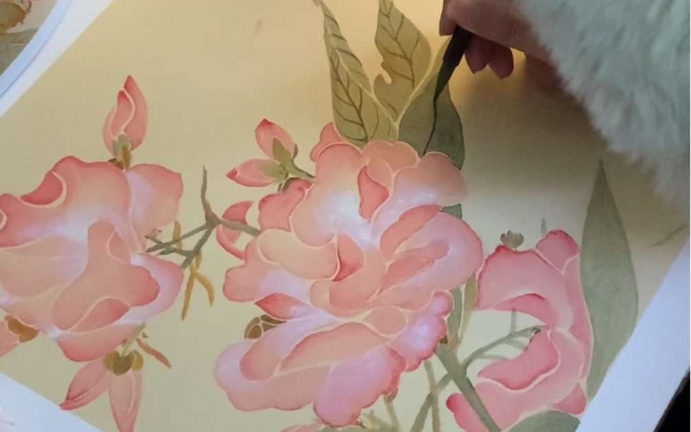 国画工笔 | 初学者一看就会的夹竹桃绘画