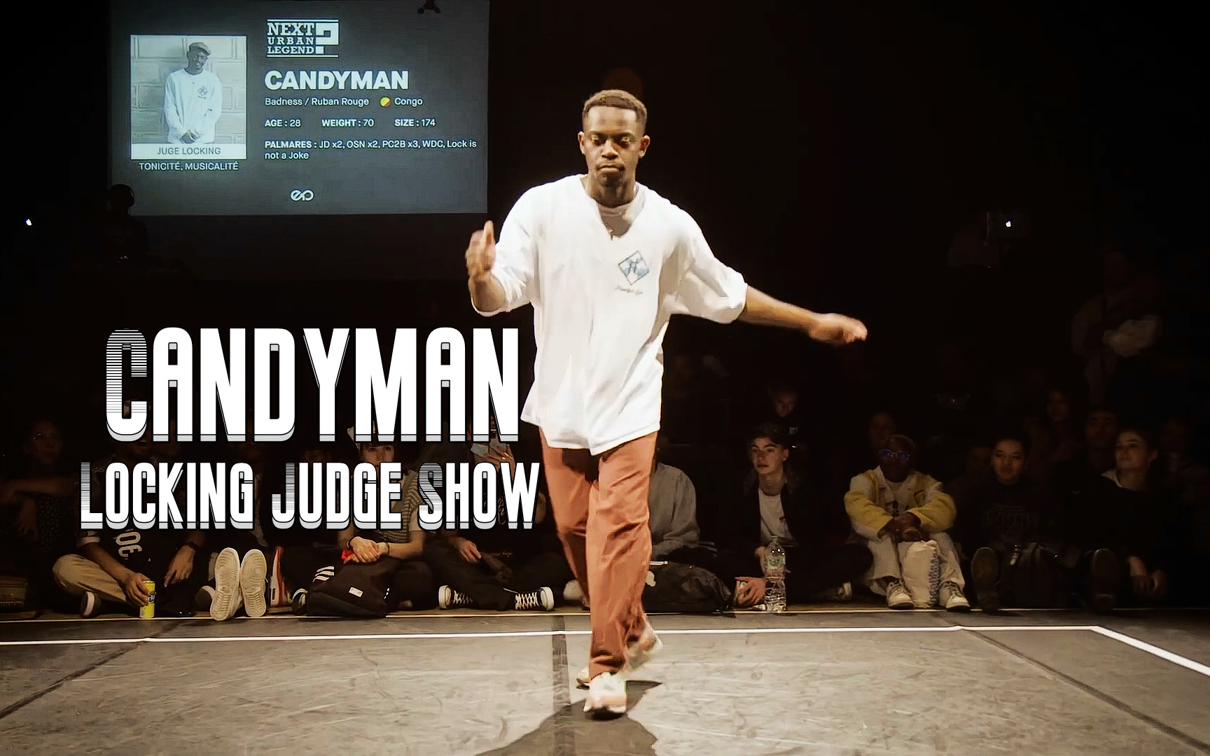 locking,hiphop,house全能舞者candyman裁判表演 @ ne