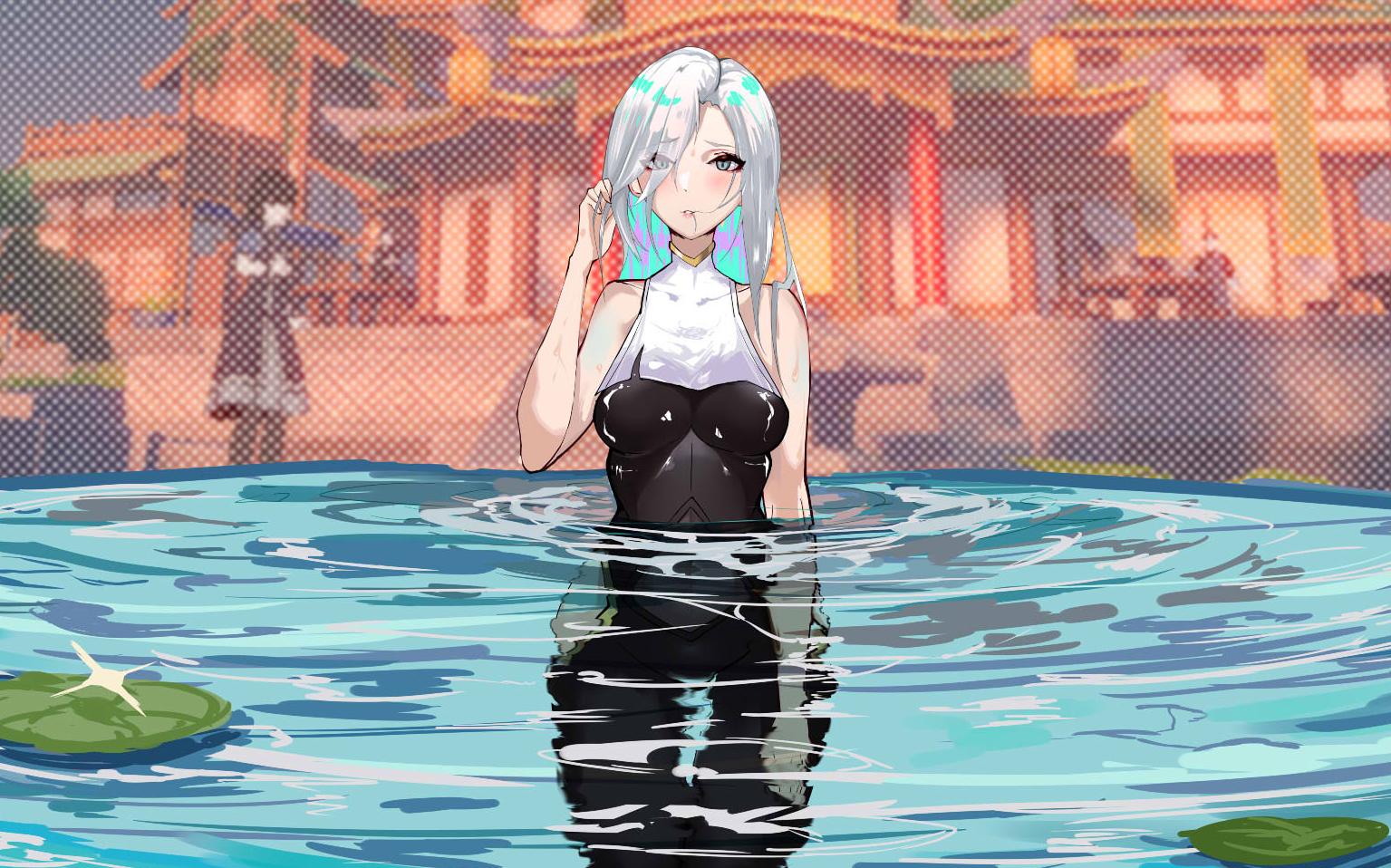 95申 鹤入浴图95【原神手书】_手机游戏热门视频