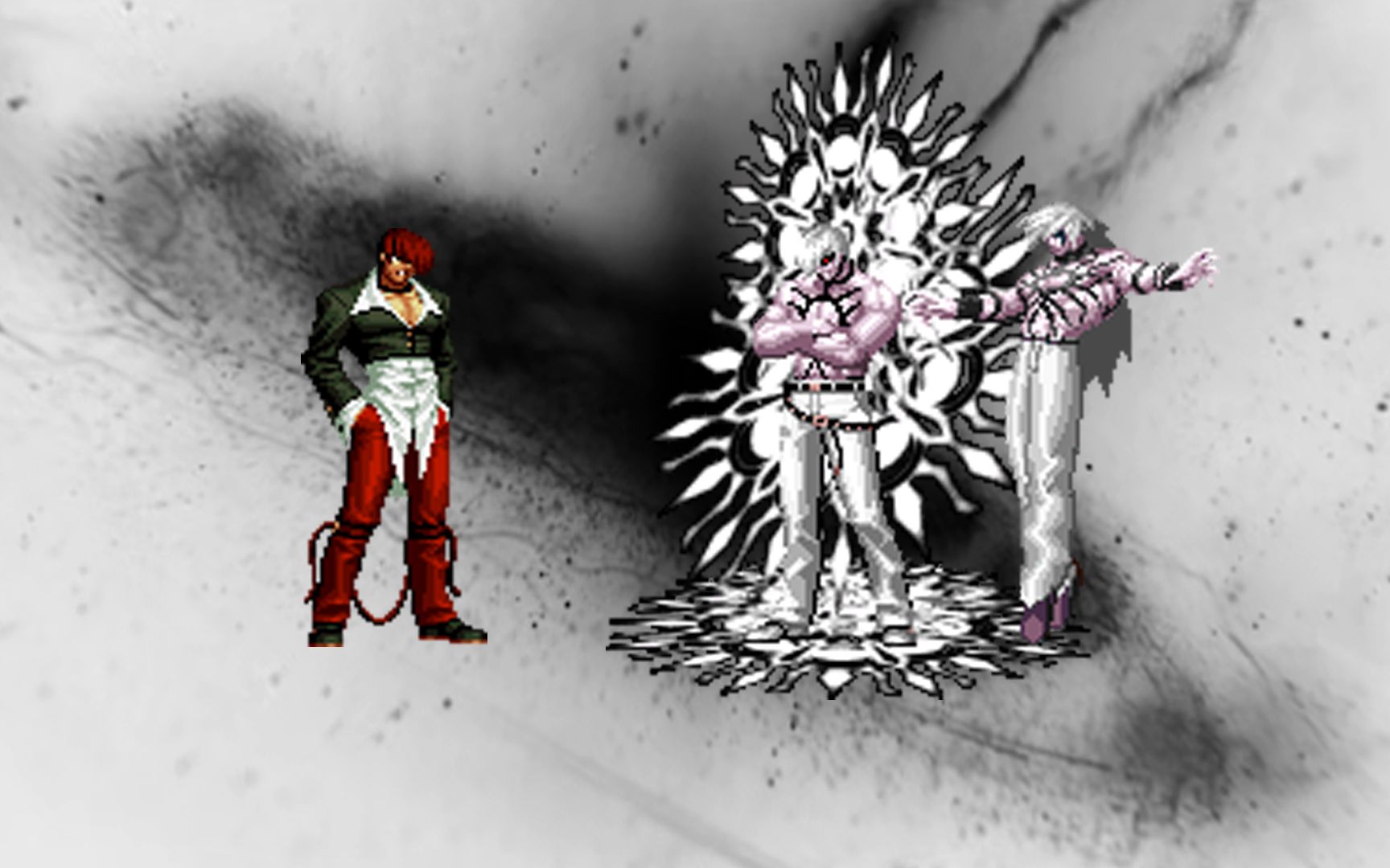 【mugen】新-八神庵 vs 白炎大蛇八神(11p)