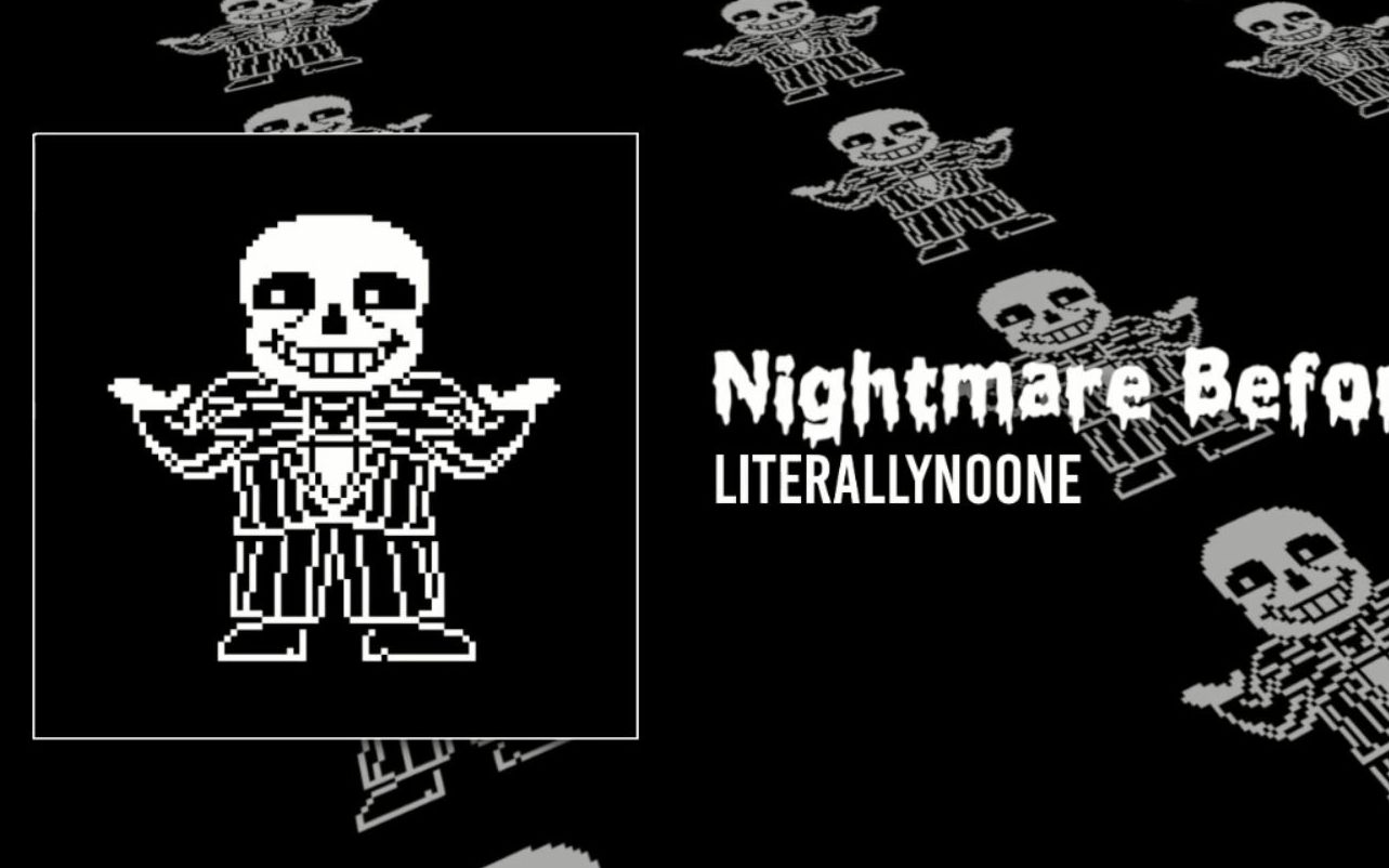 [图]【UNDERTALE】 nightmare before gyftmas《圣诞夜惊魂》主题曲（作者：LiterallyNoOne）