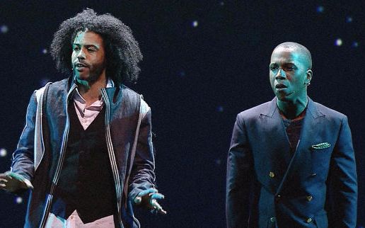 daveed diggs leslie odom jr at espn upfront
