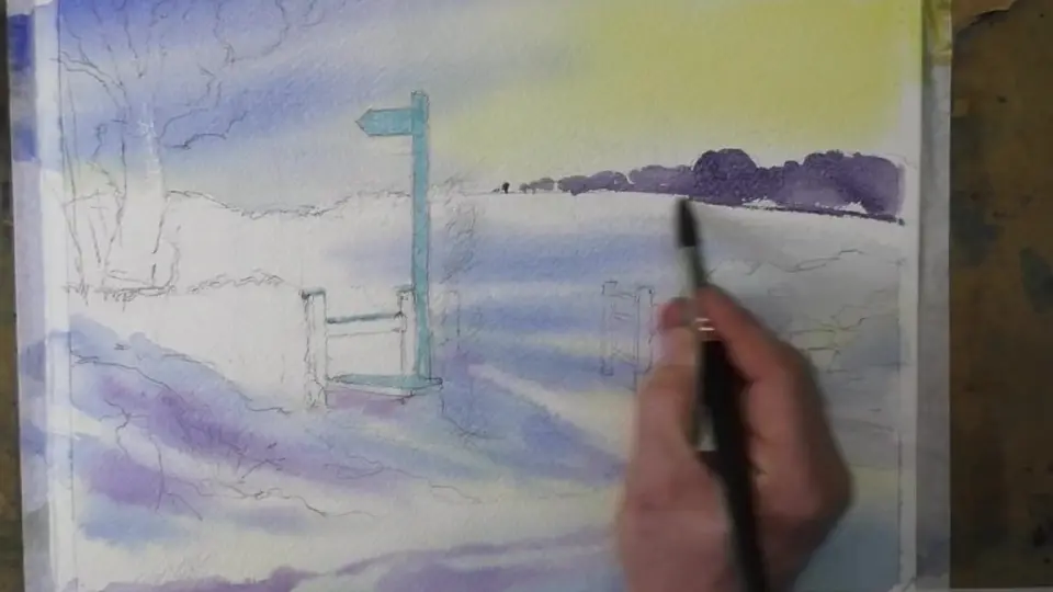 搬运YOUTUBE 水彩How to paint reflections in watercolor by javid 