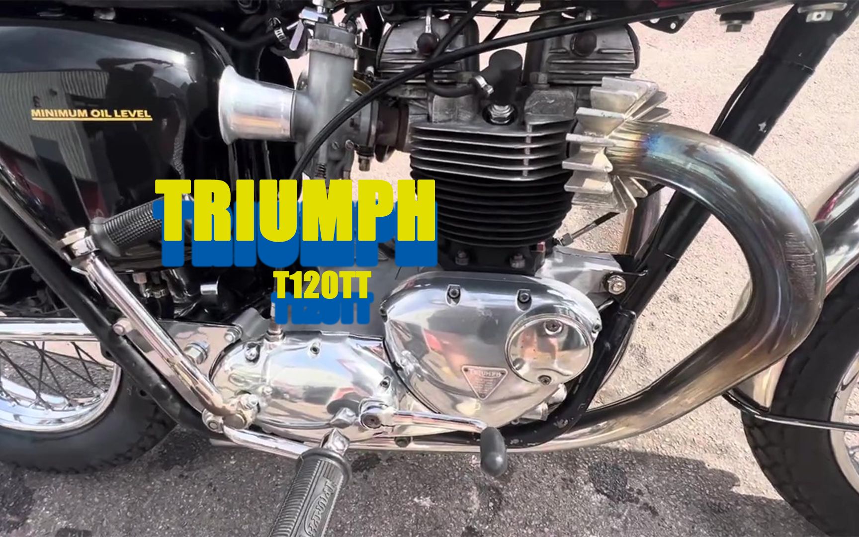【名車図鑑】triumph t120tt bonneville