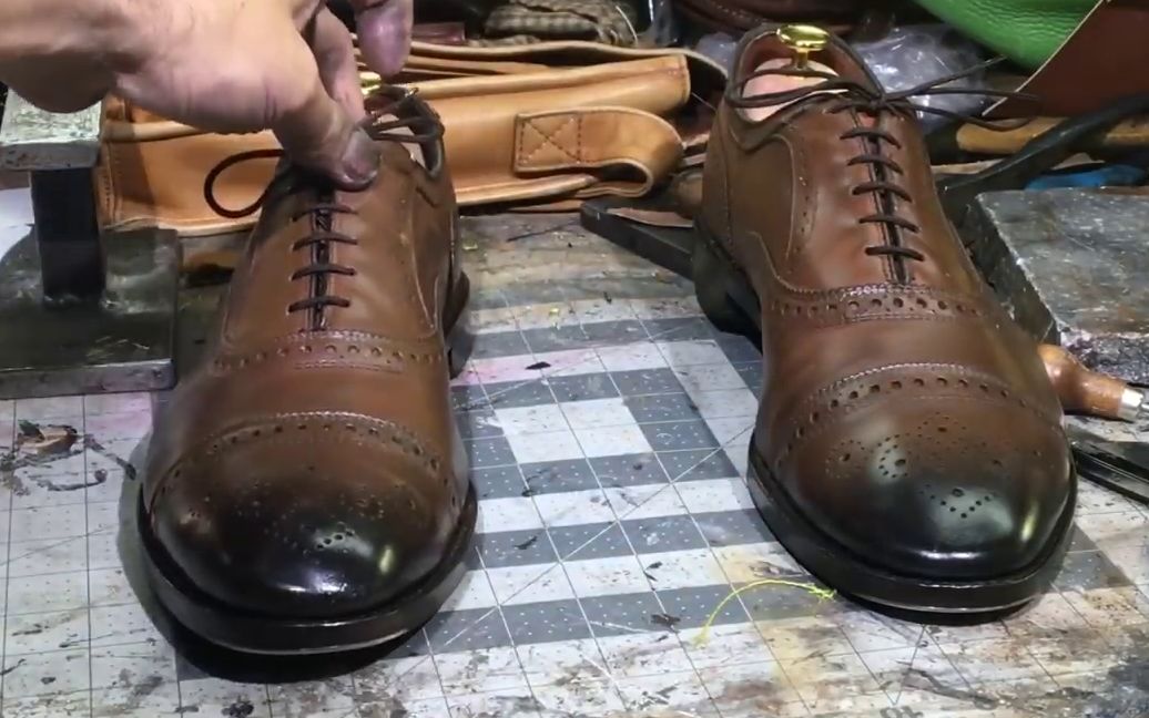 [图]【搬运】修复一双 Allen Edmonds 皮鞋 [720p]