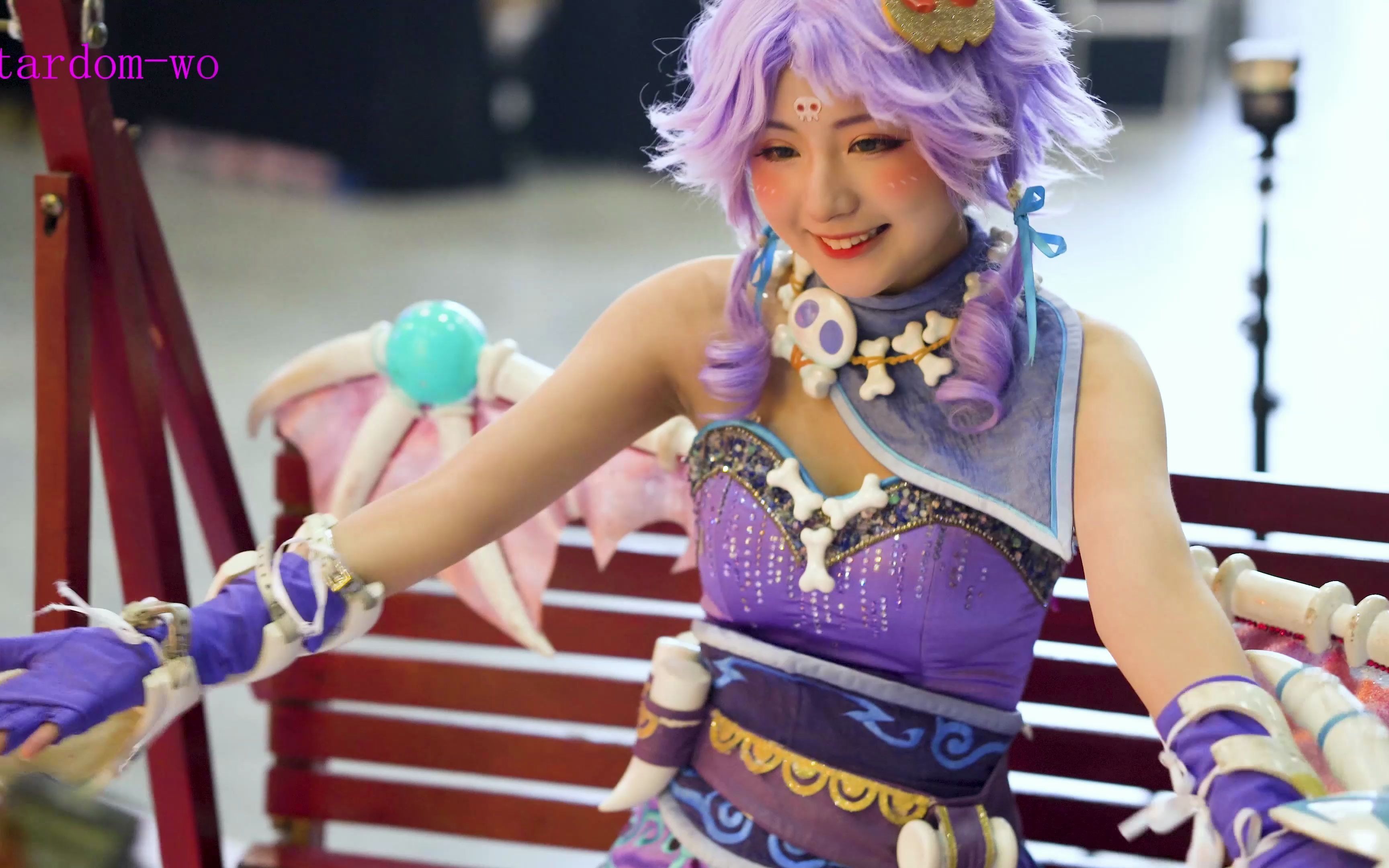 4k cosplay骨精灵 2020广州漫展麽多动漫嘉年华 梦幻西游展台10.31-p9