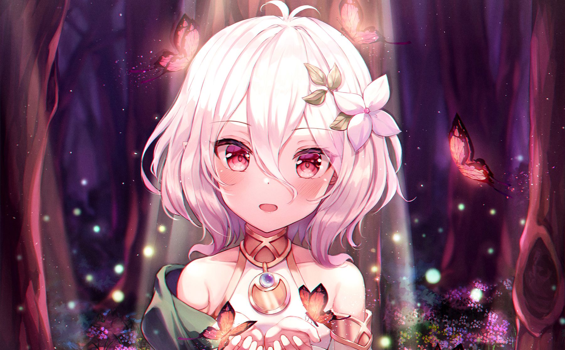 动漫中美丽的精灵們