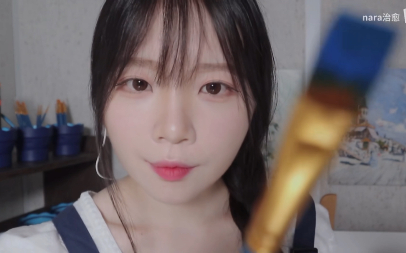 自用助眠面部彩绘刷子上色原创nara治愈自用侵权删