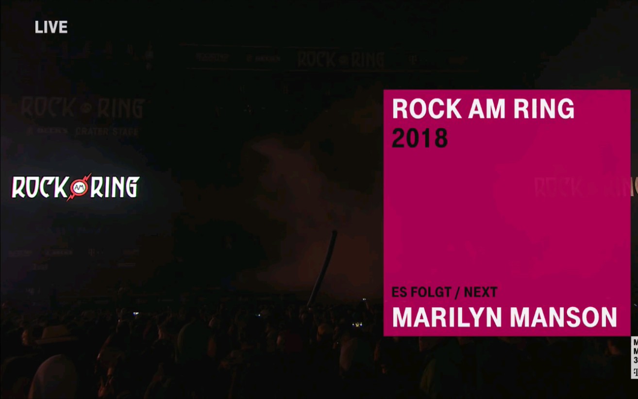 [图]Marilyn Manson（玛丽莲·曼森） - Live at Rock Am Ring 2018（1080P）