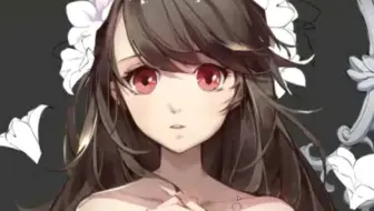 【饭糕绘画学院】花与少女是说不够的故事（上色过程）