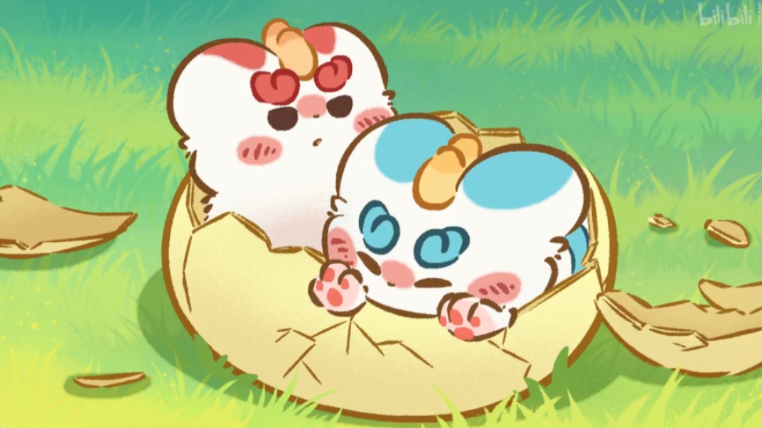 有兽焉:貔貅兄弟是双蛋黄,蛋壳还自带语音功能