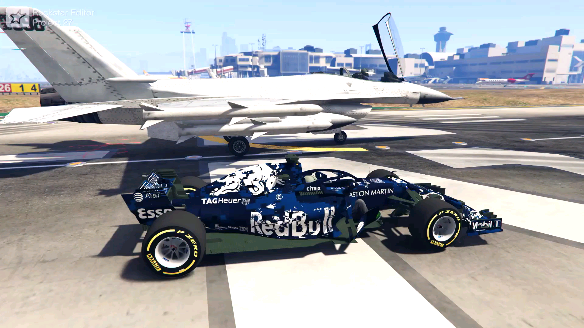 【flashtv03】红牛f1 vs 天煞战斗机!