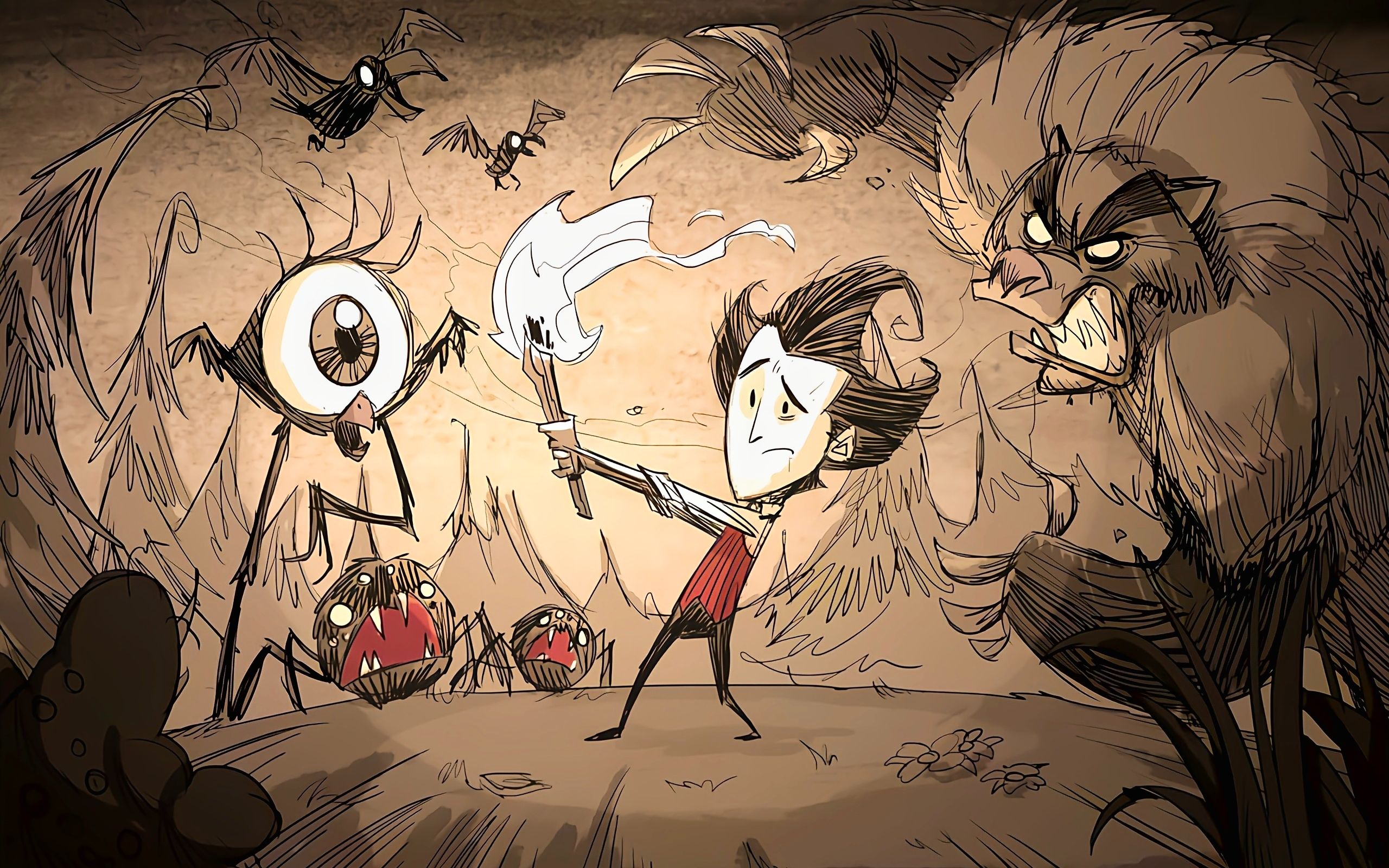 Don't Starve饥荒单机全BOSS战!哔哩哔哩bilibili饥荒