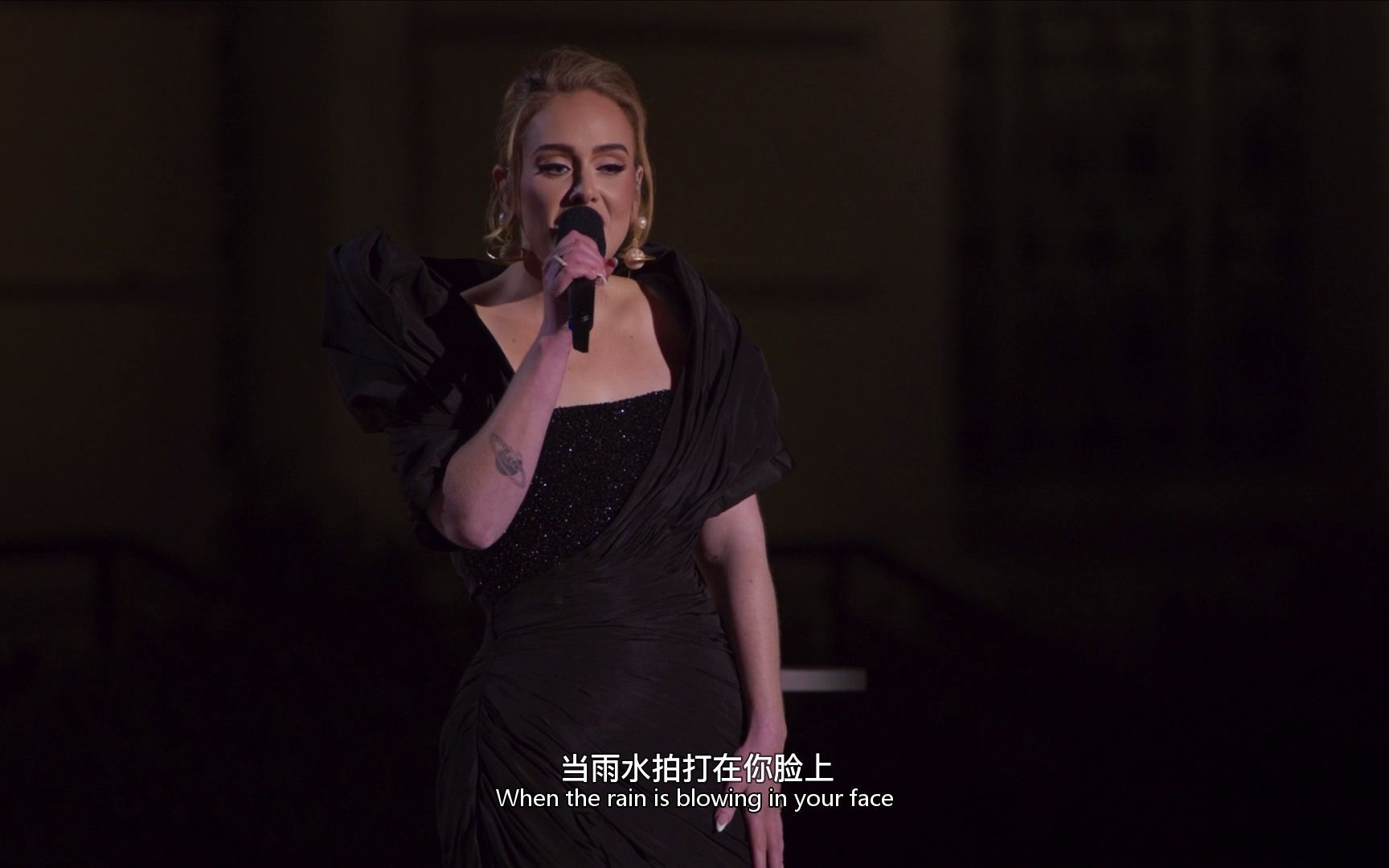 [图][Adele] 中英字幕 Make You Feel My Love 和帮助粉丝求婚 (live at Griffith Observatory)