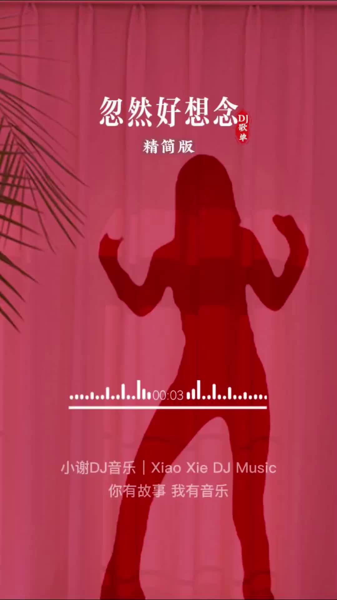 [图]嗨曲dj忽然好想念DJ默涵女版车载u盘车载音乐中文dj经典d