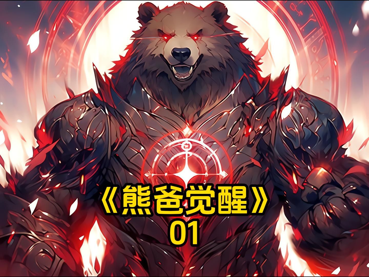 《熊爸觉醒》穿越斗罗,重生为暗金恐爪熊,觉醒技能"瞪谁谁怀孕"