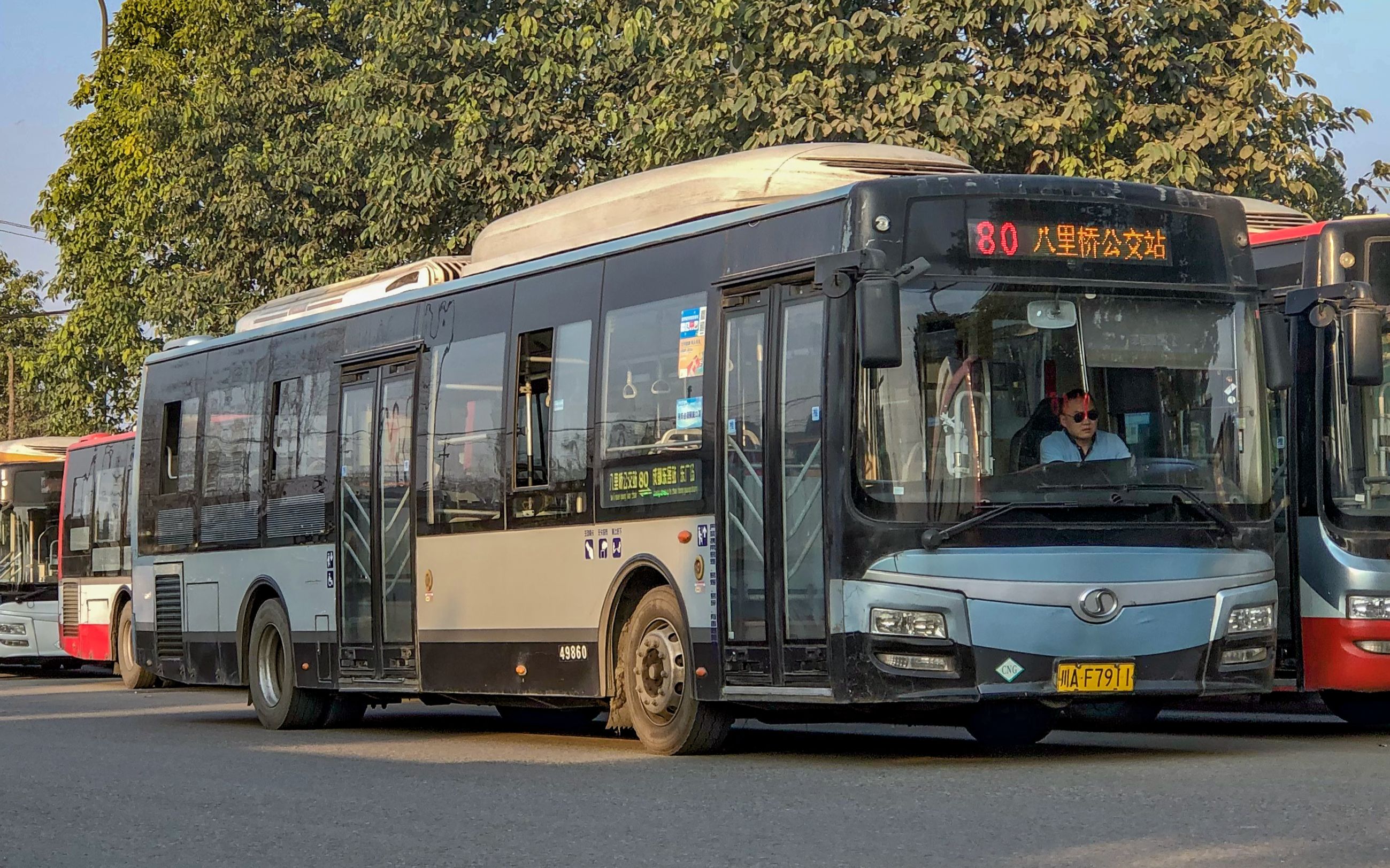 【芝麻糊特供·老车集结线】成都公交80路 八里桥公交站→成洛路公交