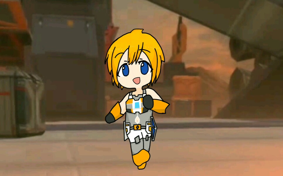 [重装上阵]在落尘地图里散步的核心娘(附绿幕素材)