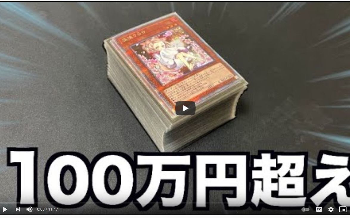 【熟肉】【游戏王】我的卡组超值钱,轻松超过100万【はじめしゃちょー Hajime社长】哔哩哔哩bilibili