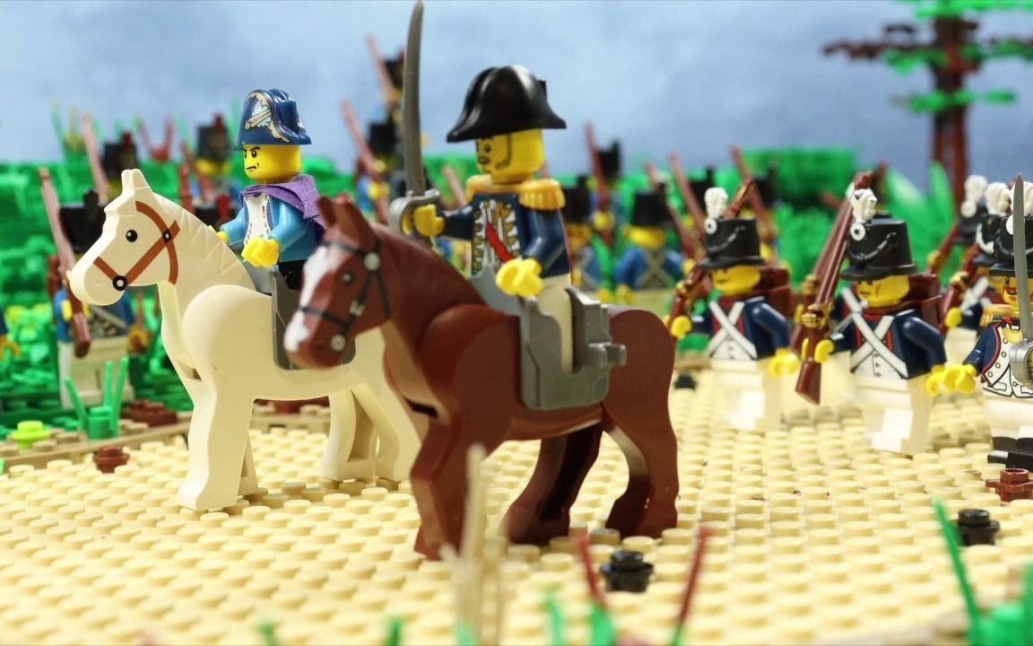 乐高moc作品 定格动画 拿破仑战争