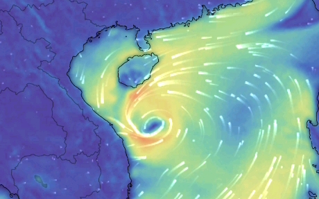 台风苏力风场图哔哩哔哩bilibili