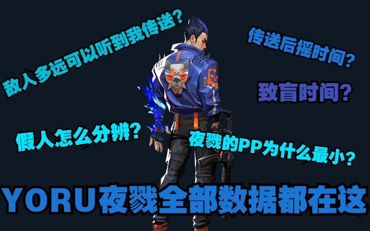 YORU夜戮的全部数据/机制都在这【2023最新】【无畏契约】【瓦罗兰特】【一拳打哭布什东】【技能】【教学】-一拳打哭布史东-一拳打哭布史东 ...