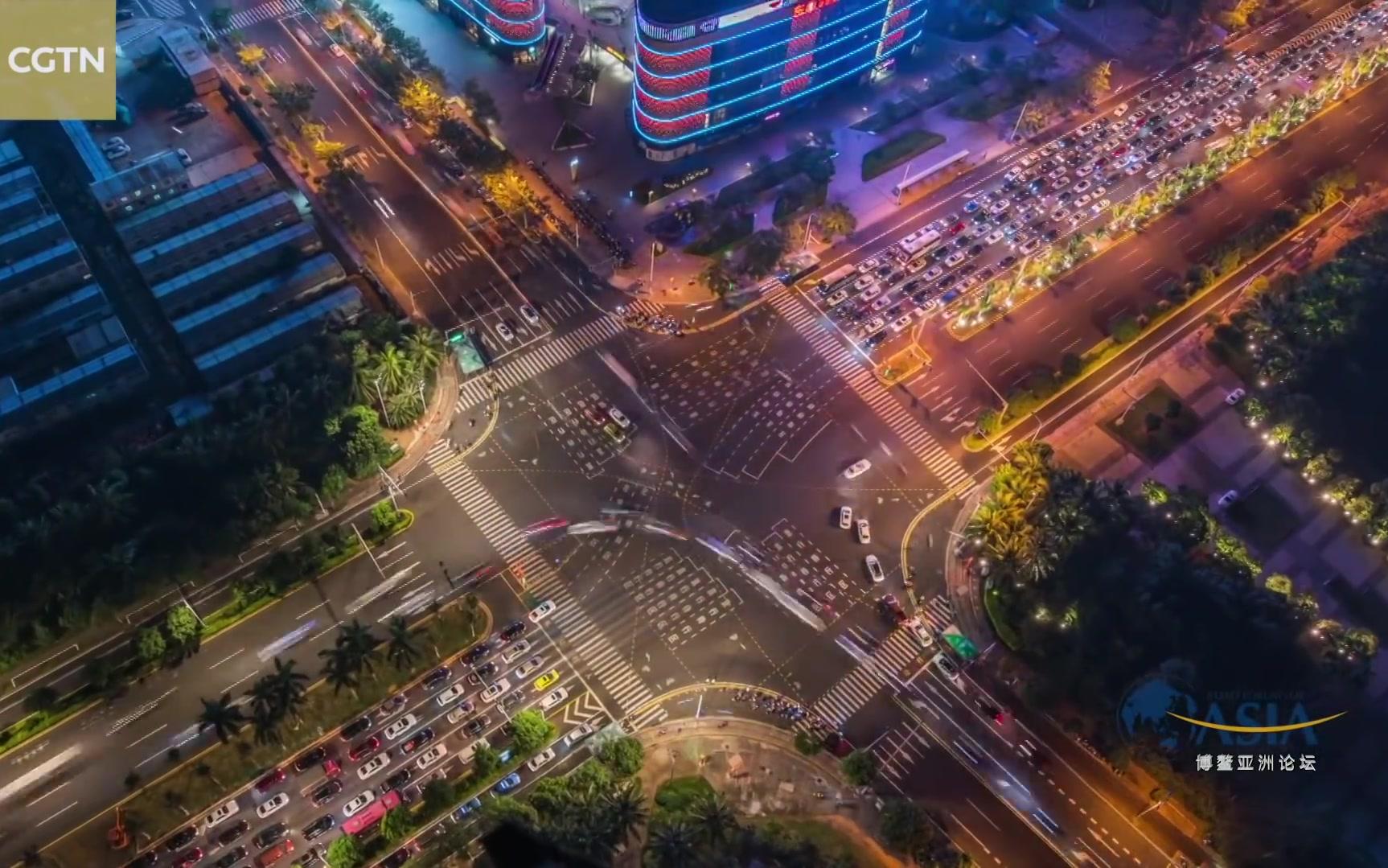 [图][CGTN] 海南夜景航拍 博鳌2018 宣传片