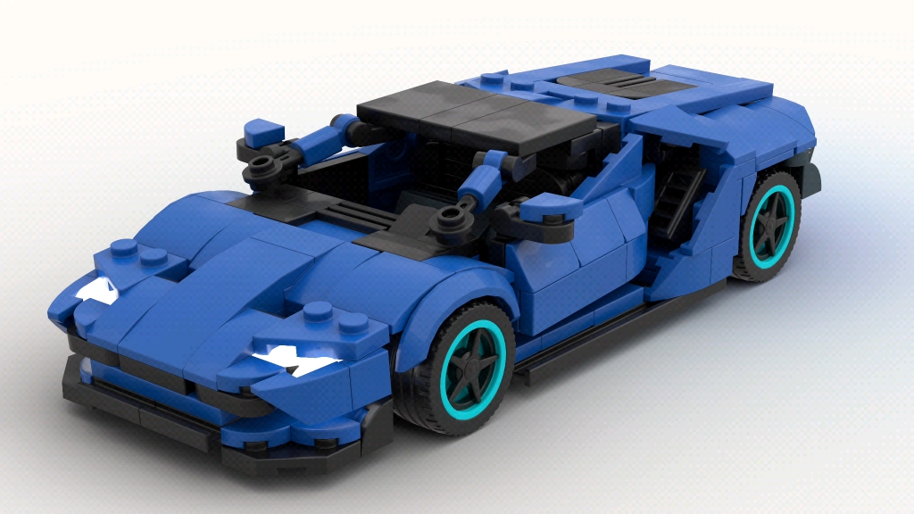 乐高lego moc作品分享 speed champions系列8格赛车 兰博基尼百年牛Lamborghini Centenario LP7704哔哩哔哩bilibili