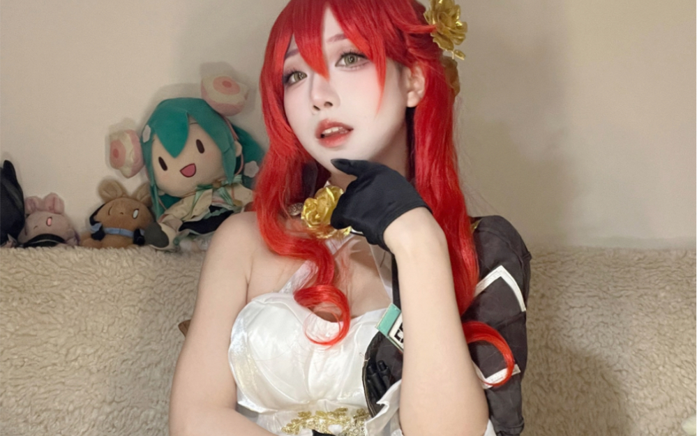 姬子cos,靠近点不是错觉