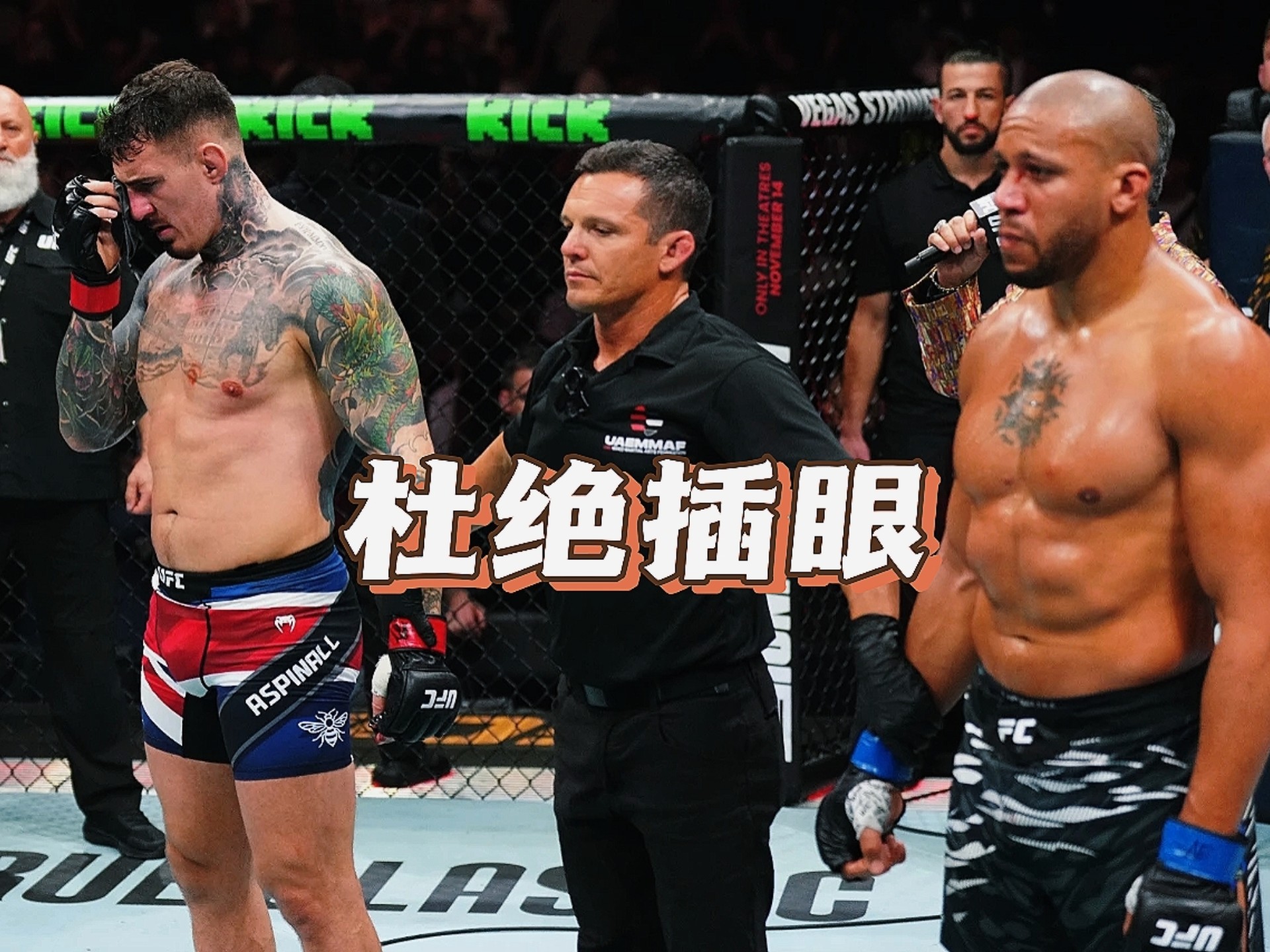 谁说综合格斗不能杜绝插眼？