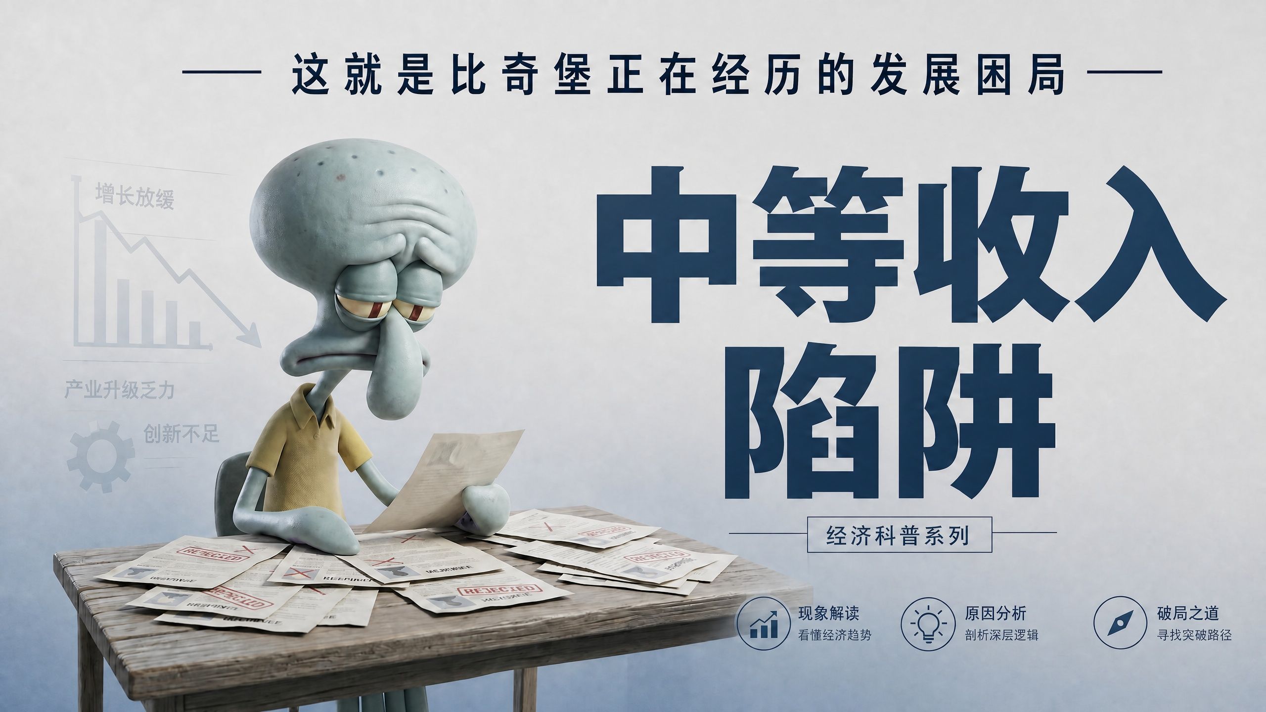 比奇堡正在经历的发展困局：中等收入陷阱。
