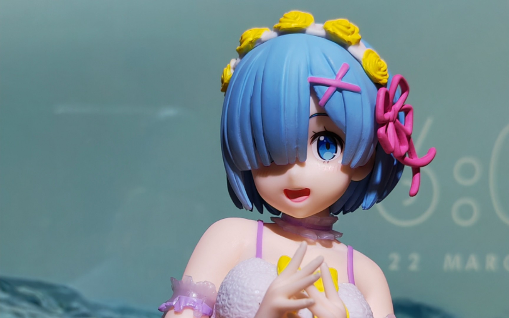 (景品手办大推荐系列)蕾姆天使连衣裙ver 景品无敌 不服来战!