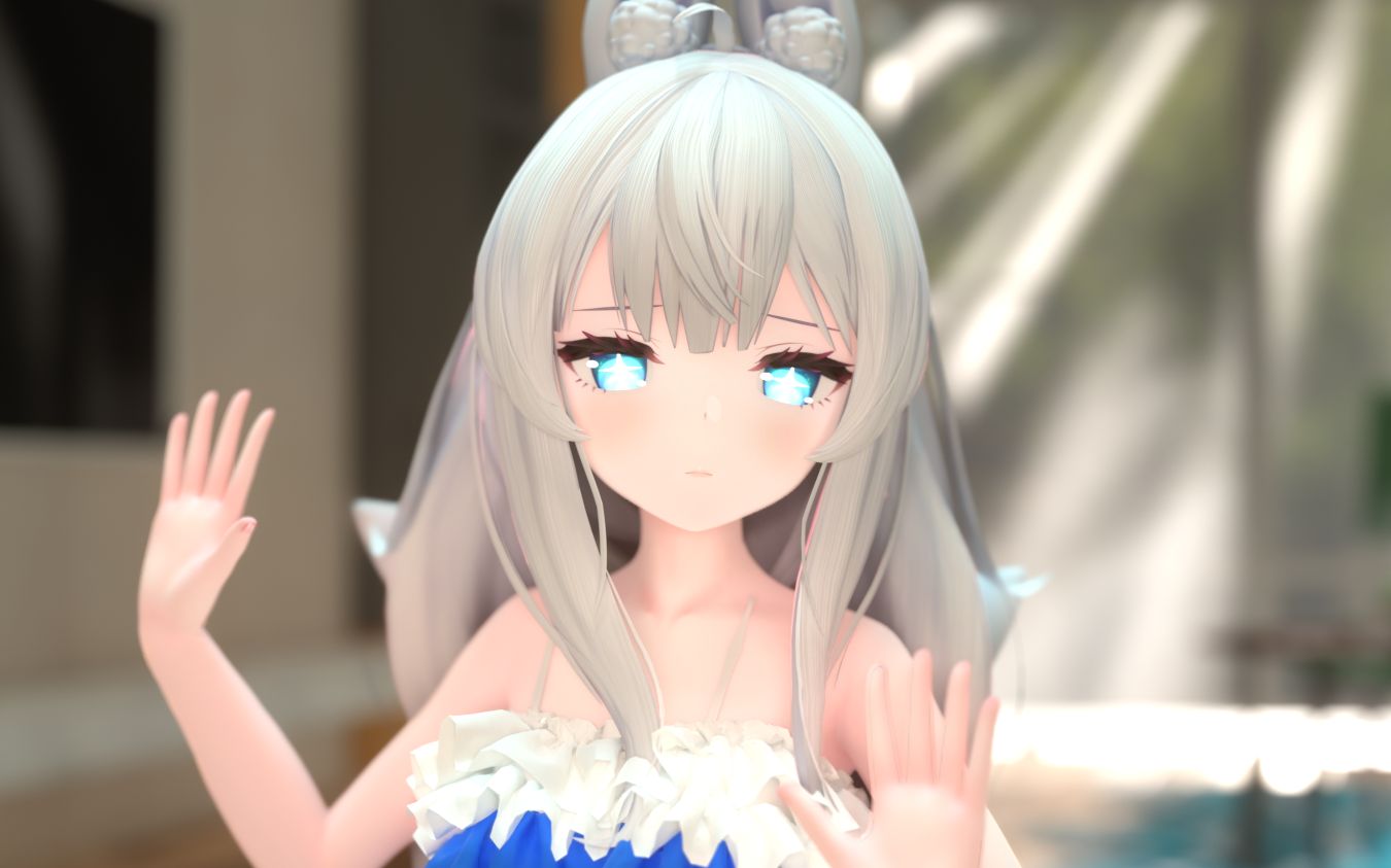 【碧蓝航线mmd/泳装/竖屏】这大概是恶毒酱一年的运动量了