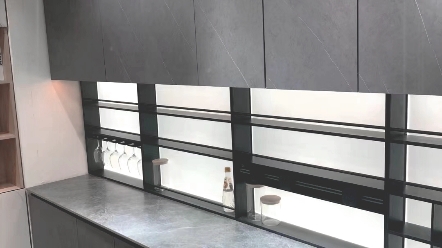 岩板门板,极简玻璃门板,微晶石高光门板