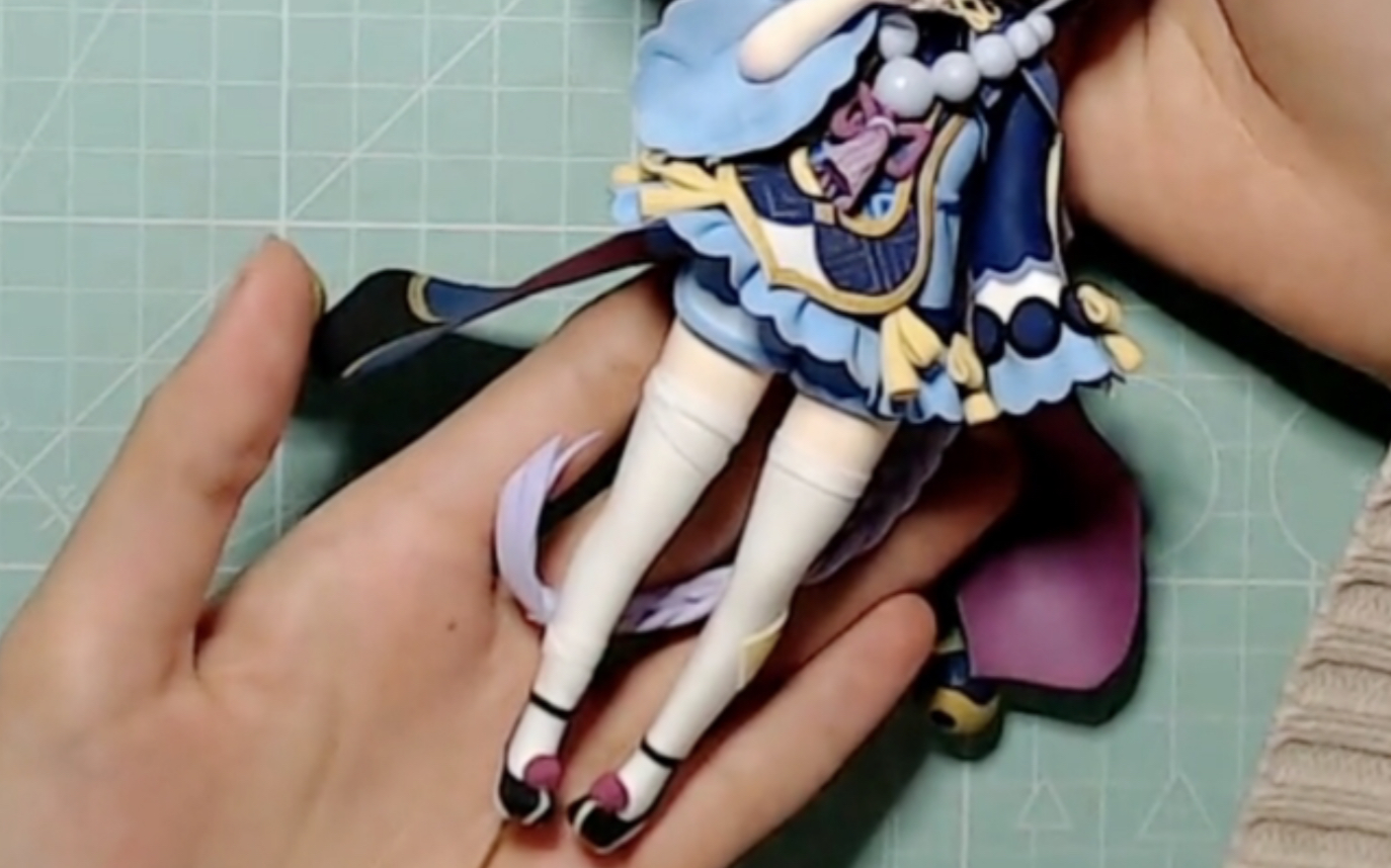 【原神】自制七七手办-把七七捧在手里的感觉怎么样